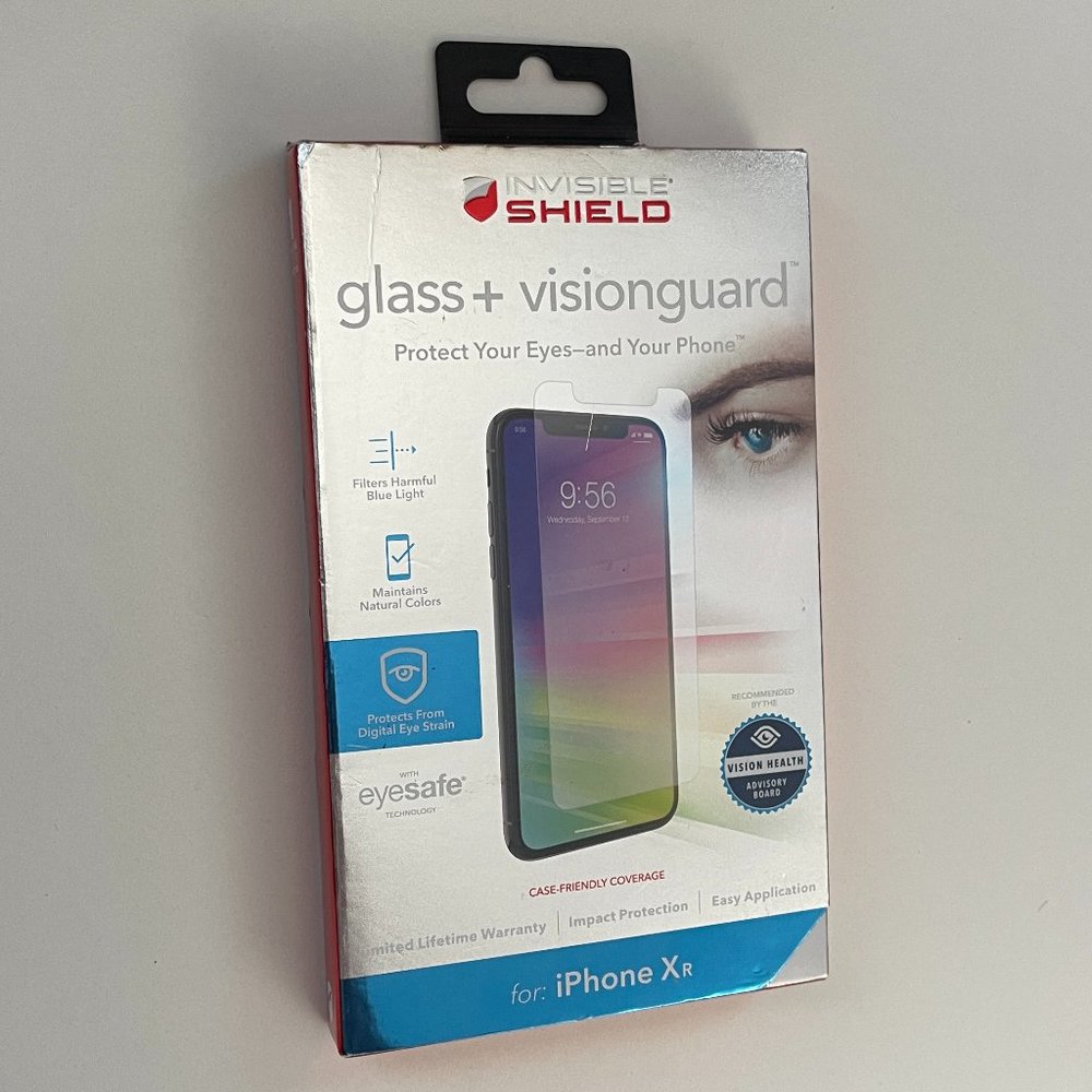 Zagg InvisibleShield Glass+ VisionGuard Screen Protector for Apple iPhone XR